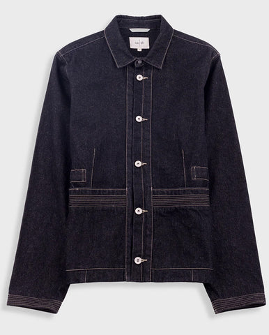 CONSTRUCTION JACKET - CHARCOAL DENIM