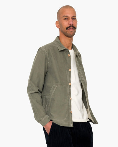 ASSEMBLY UTILITY JACKET - BRUSHED OLIVE