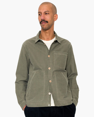 ASSEMBLY UTILITY JACKET - BRUSHED OLIVE