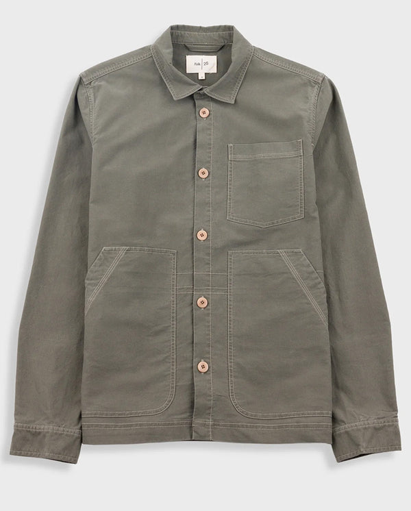 ASSEMBLY UTILITY JACKET - BRUSHED OLIVE