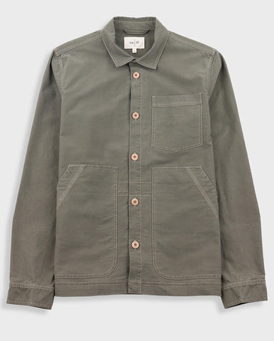 CONSTRUCTION JACKET - CHARCOAL DENIM