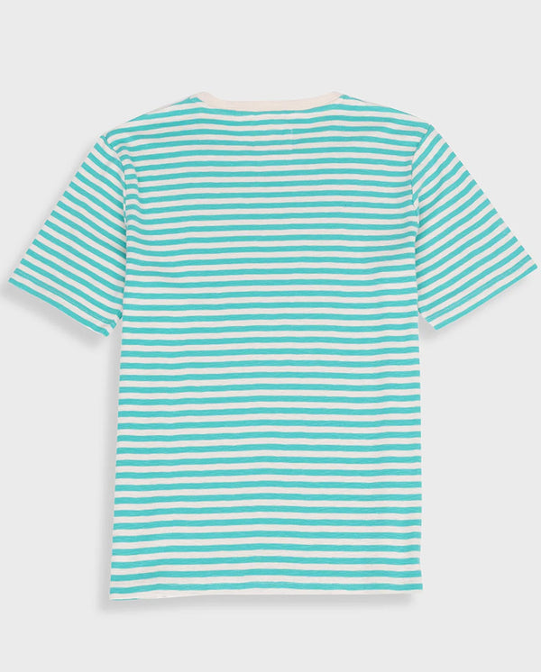 Classic Stripe Tee - Tropical Green Stripe