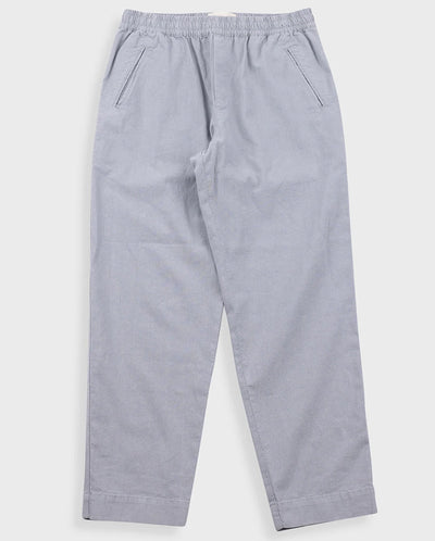 DRAWCORD ASSEMBLY PANT - SILVER GREY COTTON LINEN