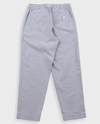 DRAWCORD ASSEMBLY PANT - SILVER GREY COTTON LINEN