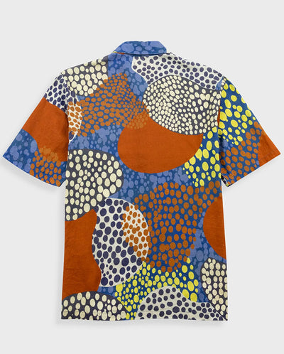 GABE SHIRT - DOT PRINT RED MULTI