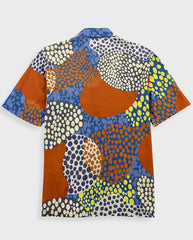 GABE SHIRT - DOT PRINT RED MULTI