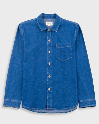 CONSTRUCTION JACKET - CHARCOAL DENIM