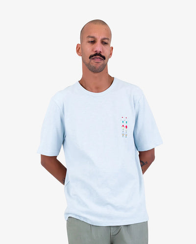 People Tee - Soft Blue