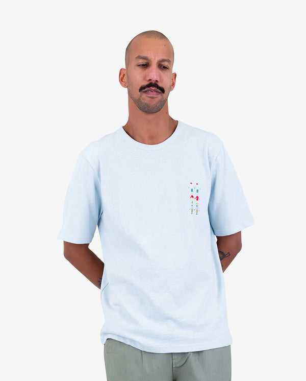 People Tee - Soft Blue