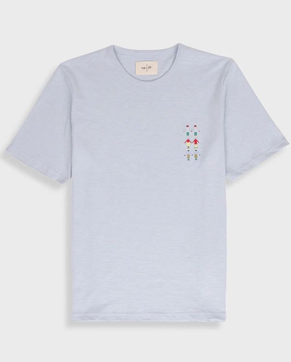 People Tee - Soft Blue