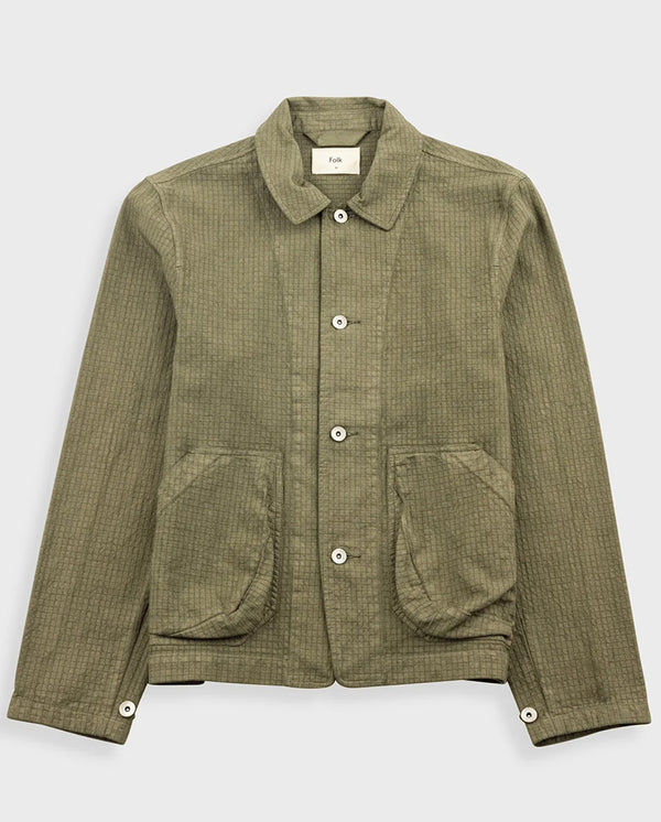 PRISM JACKET - LIGHT OLIVE CHUNKY RIPSTOP