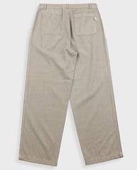 WIDE FIT TROUSER  - SILVER SAGE HERRINGBONE