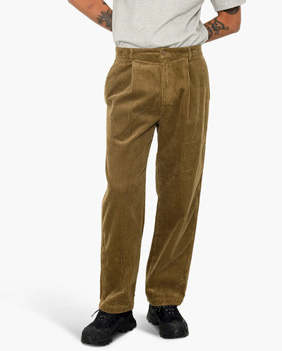 WIDE FIT TROUSER SOFT - BROWN CHUNKY CORD