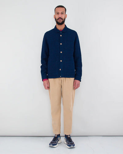 Assembly Jacket Indigo Waffle