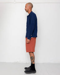 PATCH SHIRT - NAVY OPENWEAVE