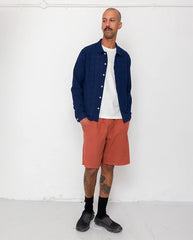 PATCH SHIRT - NAVY OPENWEAVE