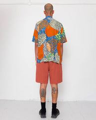 GABE SHIRT - DOT PRINT RED MULTI