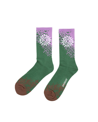 Double Face Socks Army Green