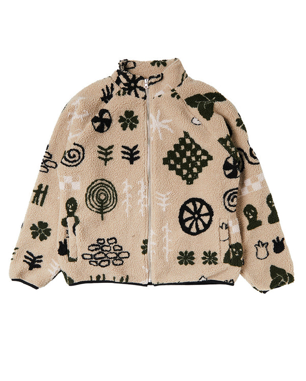 Herdsman Fleece Ecru Print