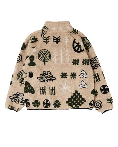 Herdsman Fleece Ecru Print