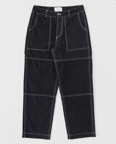 Regular Taper Kaihara Stretch Denim Mid Blue Dark Used