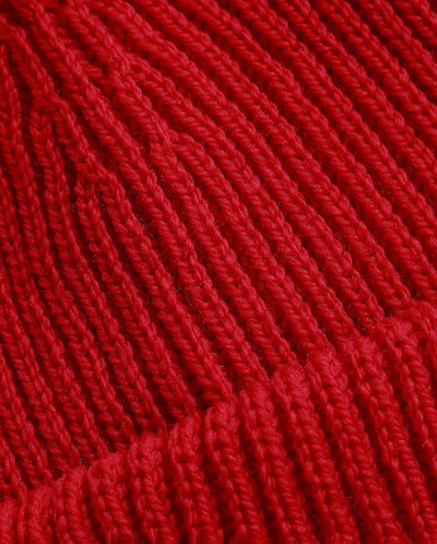 Merino Service Watch Cap - Cereza Red