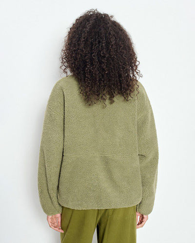 Hoktown Teddy Fleece Jacket - shore Melange