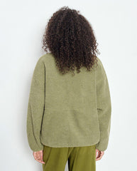Hoktown Teddy Fleece Jacket - shore Melange