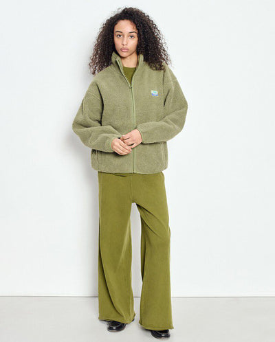 Hoktown Teddy Fleece Jacket - shore Melange