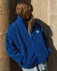 Hoktown Teddy Fleece Jacket - Indigo