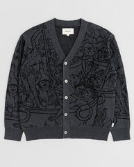 Hades Cardigan - Charcoal