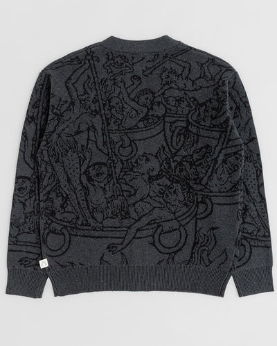 Hades Cardigan - Charcoal