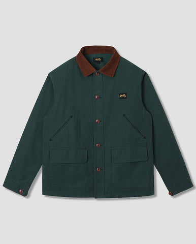 ASSEMBLY JACKET - INDIGO WAFFLE PATCHWORK