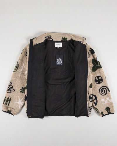 Herdsman Fleece Ecru Print