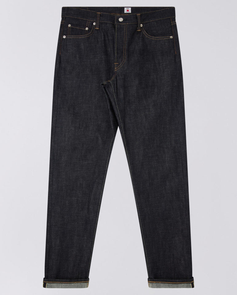 Regular Tapered, Dark Pure Indigo Rainbow Selvage - Blue Unwashed