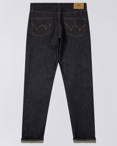 Regular Tapered, Dark Pure Indigo Rainbow Selvage - Blue Unwashed
