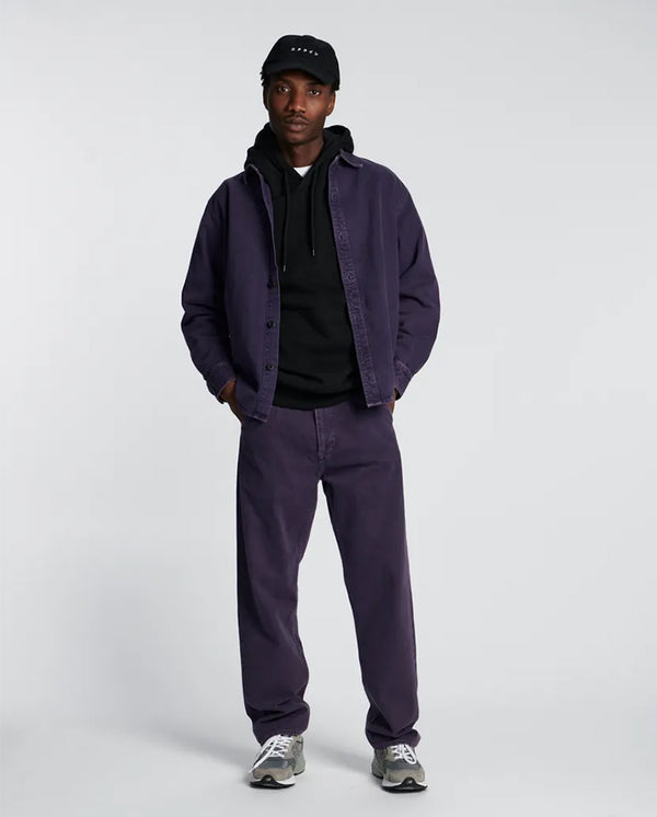 Sebastian Spike Denim Shirt Purple Plumeria