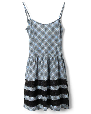 Bethea Midi Dress - Dot Navy