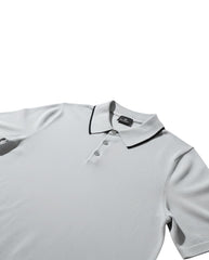 Knitted Polo - Light Blue