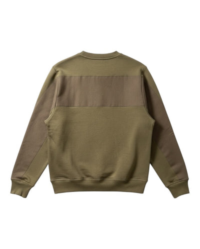 Inset Sweat - Olive Green