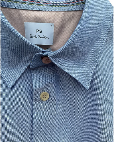 Casual Short Sleeve Shirt - Petrol Blue