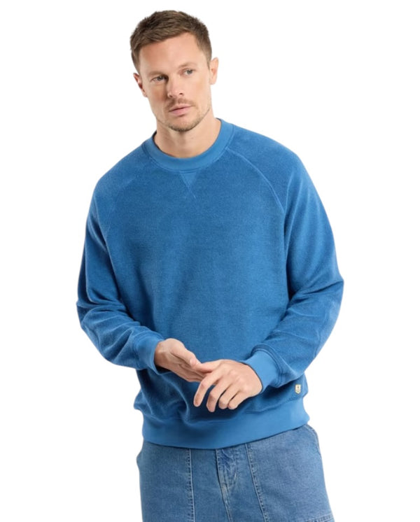 Heritage Raglan Terry Sweat - Dark Blue