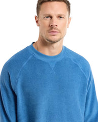 Heritage Raglan Terry Sweat - Dark Blue
