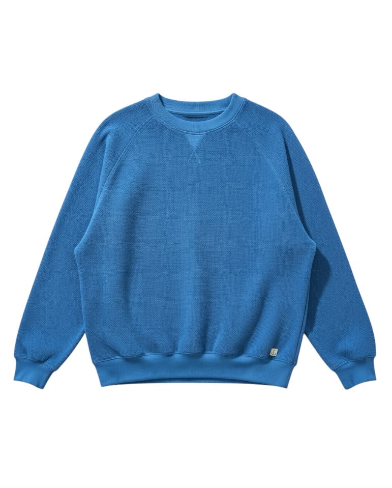 Heritage Raglan Terry Sweat - Dark Blue