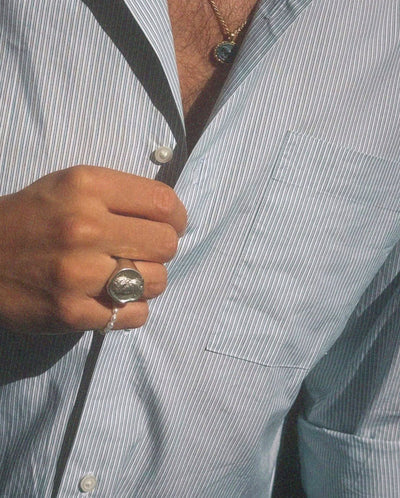Hermis Signet Ring - Silver