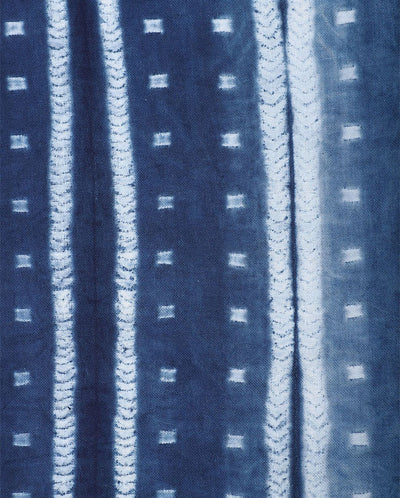 Shibori Handloom Scarf INDIGO