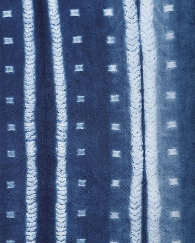 Shibori Handloom Scarf INDIGO