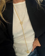 Styx Cravatte - Gold/Silver/Citrine