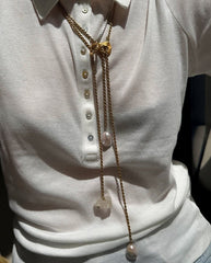 Styx Cravatte - Gold/Silver/Citrine