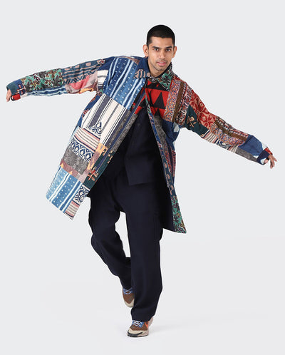Santos Patchwork Coat MULTI